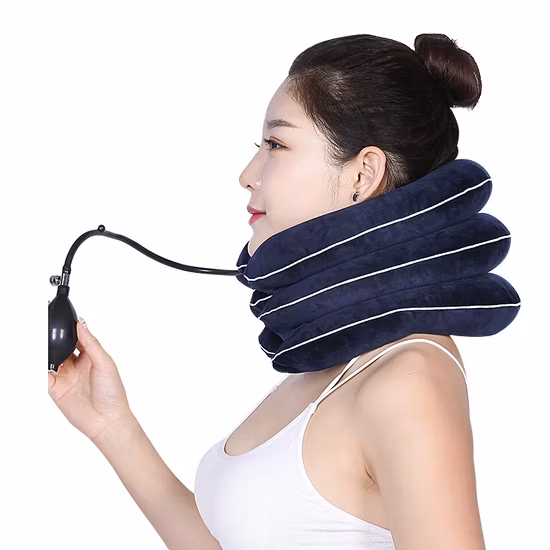 Medical Inflatable Cervical Traction Neck Support Brace Collar Cervical Collar