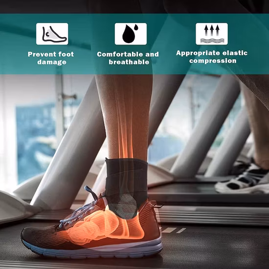 弾性足首プロテクターブレースサポート圧縮スポーツ保護調整可能な包帯足首サポートラップ