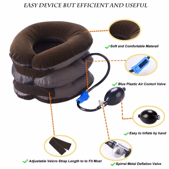 医療用インフレータブル頚椎牽引ネックサポートブレースカラー頚椎カラー